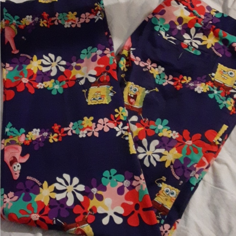 Loud mouth sponge bob GOLF pants size 38 LOUDMOUTH